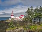 Canada-Campobello Island East Quoddy Head Lighthouse at the northernmost tip of Campobello Island Art Print